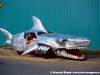 Ripper The Friendly Shark Art Car by Tom Kennedy