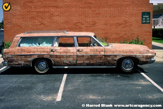 Brick Mobile Art Car by Mark Monroe