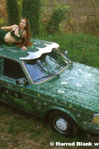 Green Goddess Art Car by Shelly Long
