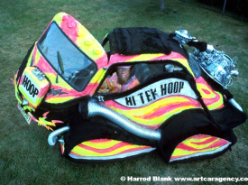 Hi-Tek Hoop Car Art Car by Hoop
