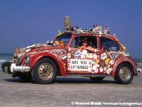 Litter Bug Art Car by Carolyn Stapelton