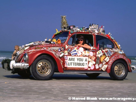 Litter Bug Art Car by Carolyn Stapelton