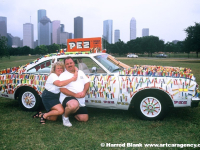 Pez Car Art Car by Cliff Lee