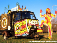 Royal Hoopmobile Art Car by Hoop-Dada Symbolistic