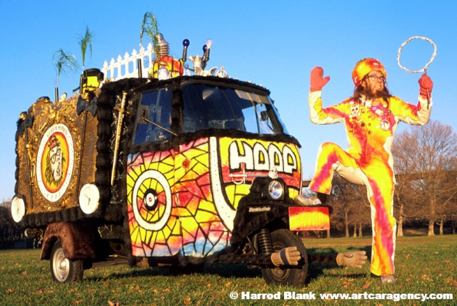 Royal Hoopmobile Art Car by Hoop-Dada Symbolistic