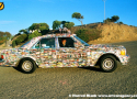 Glass Quilt Art Car by Ron Dolce